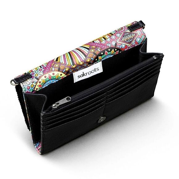 New! SAKROOTS Marin Smartphone Mini Crossbody Bag Clutch Wristlet - Picture 3 of 9